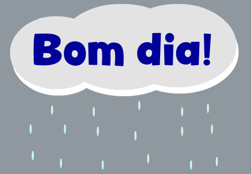 bom dia com chuva