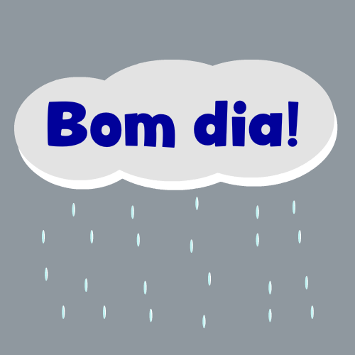 bom dia com chuva
