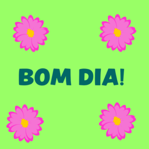 GIF Animado - Bom dia com flores bom dia