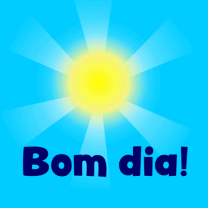 GIF Animado - Bom dia com sol bom dia