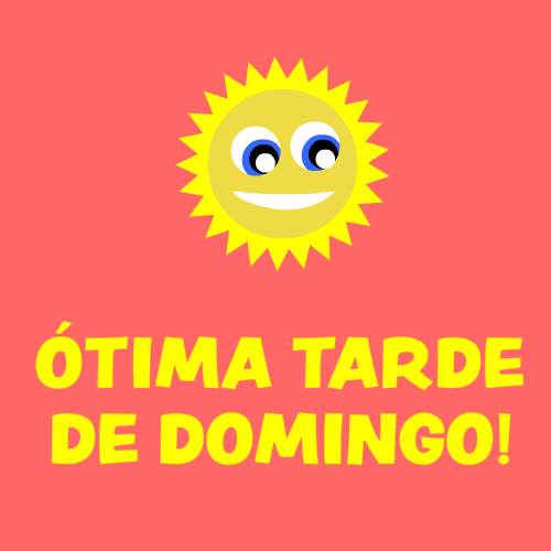 ótima tarde de domingo