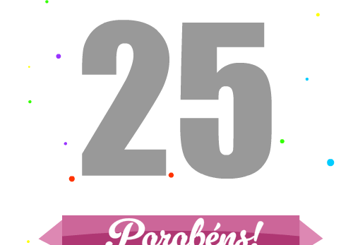 parabéns pelos 25 anos