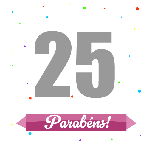 parabéns pelos 25 anos