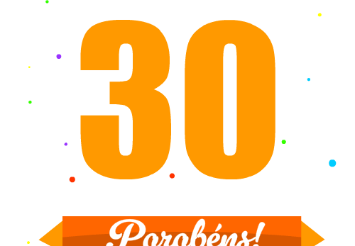 parabéns pelos 30 anos