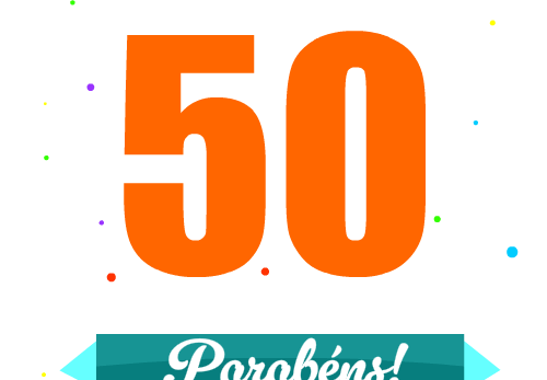 parabéns pelos 50 anos