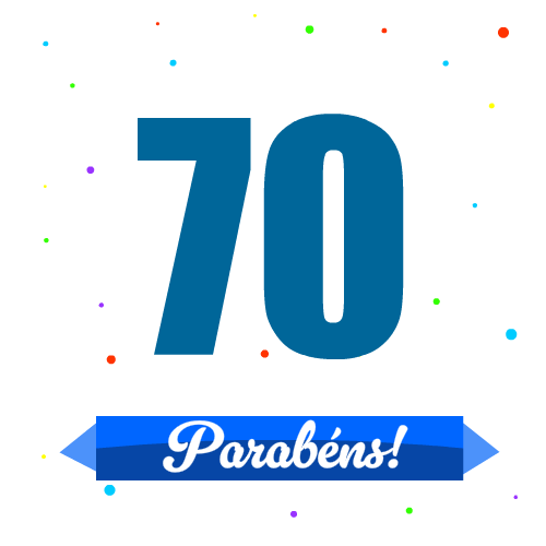 parabéns pelos 70 anos