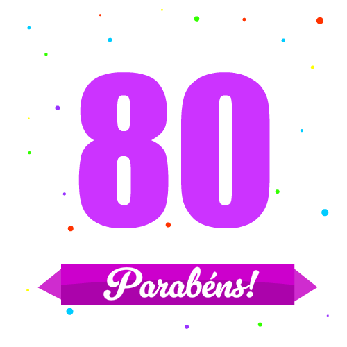 parabéns pelos 80 anos