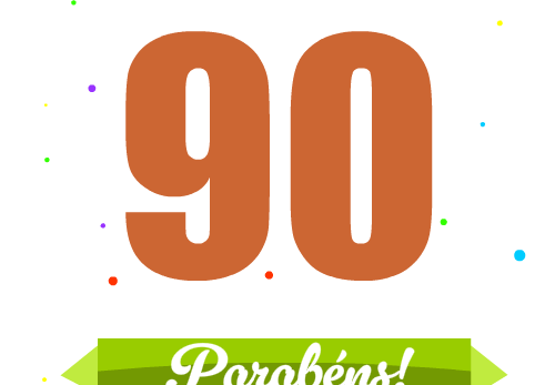 parabéns pelos 90 anos
